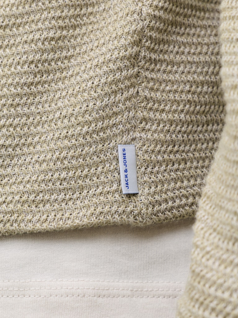 STRIK - JPRBLURILEY KNIT SPLIT NECK LS SN -  - Hr Ravn