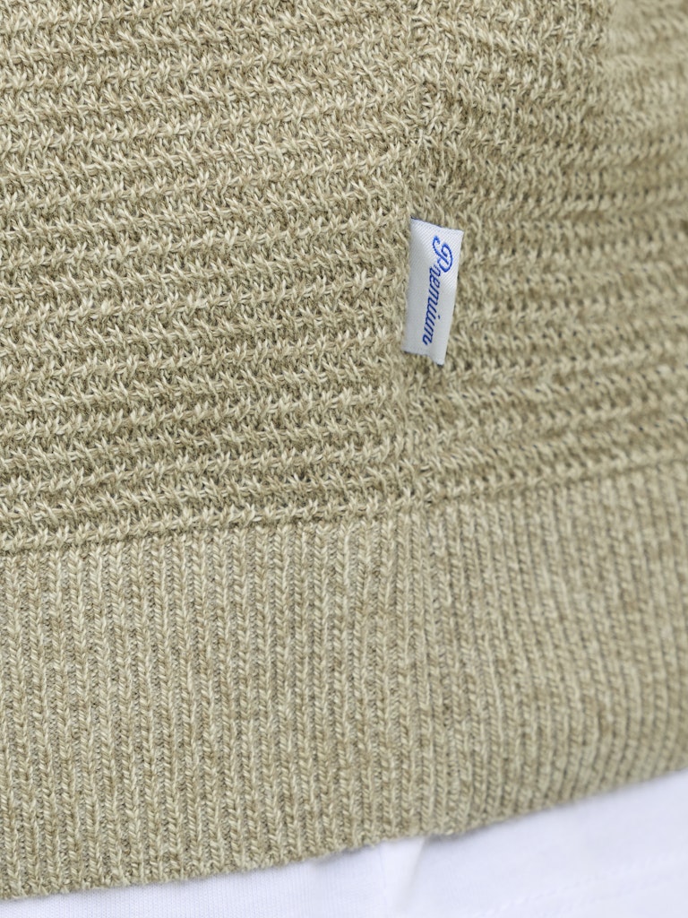 STRIK - JPRBLURILEY KNIT SPLIT NECK LS SN -  - Hr Ravn