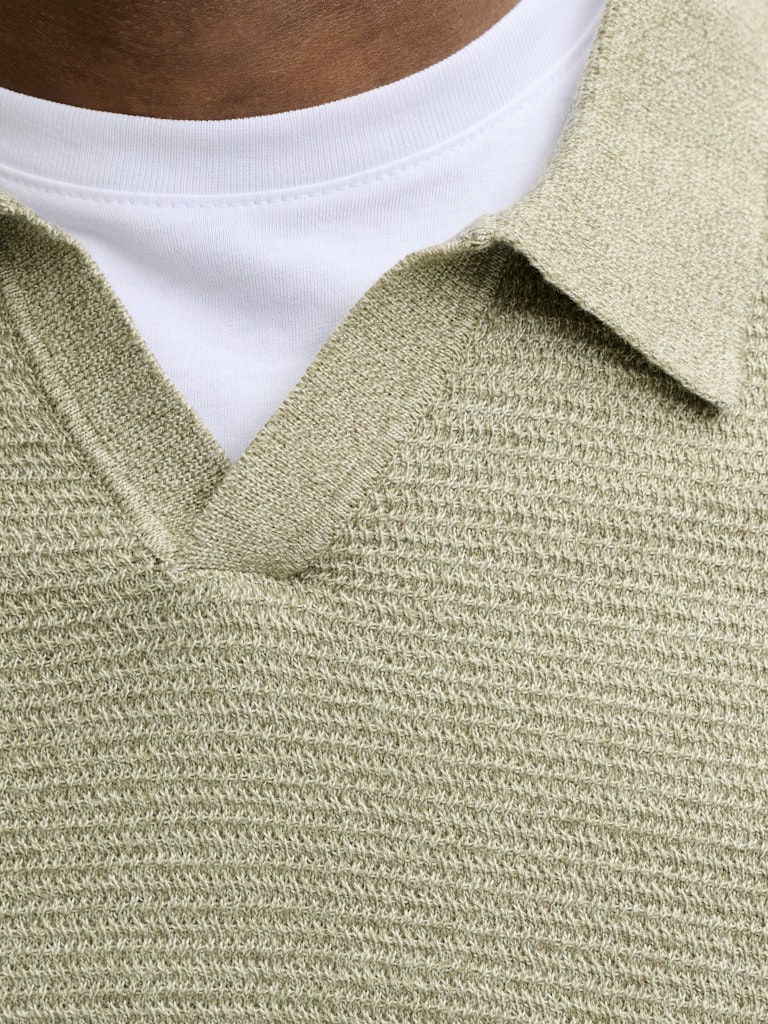 STRIK - JPRBLURILEY KNIT SPLIT NECK LS SN -  - Hr Ravn