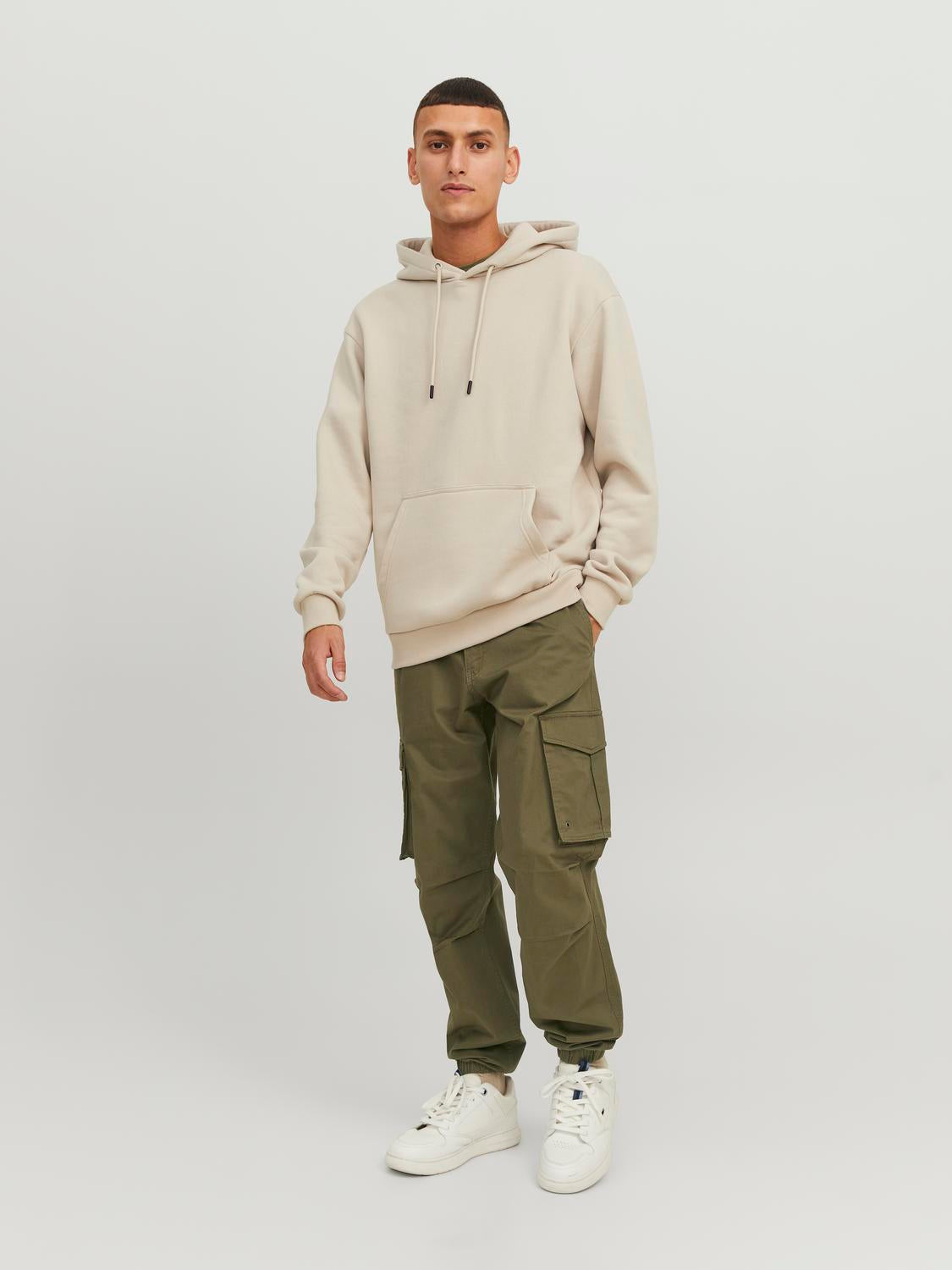 Cargo Pants - Jpstkane Noah Cuffed Cargo Noos -  - Hr Ravn