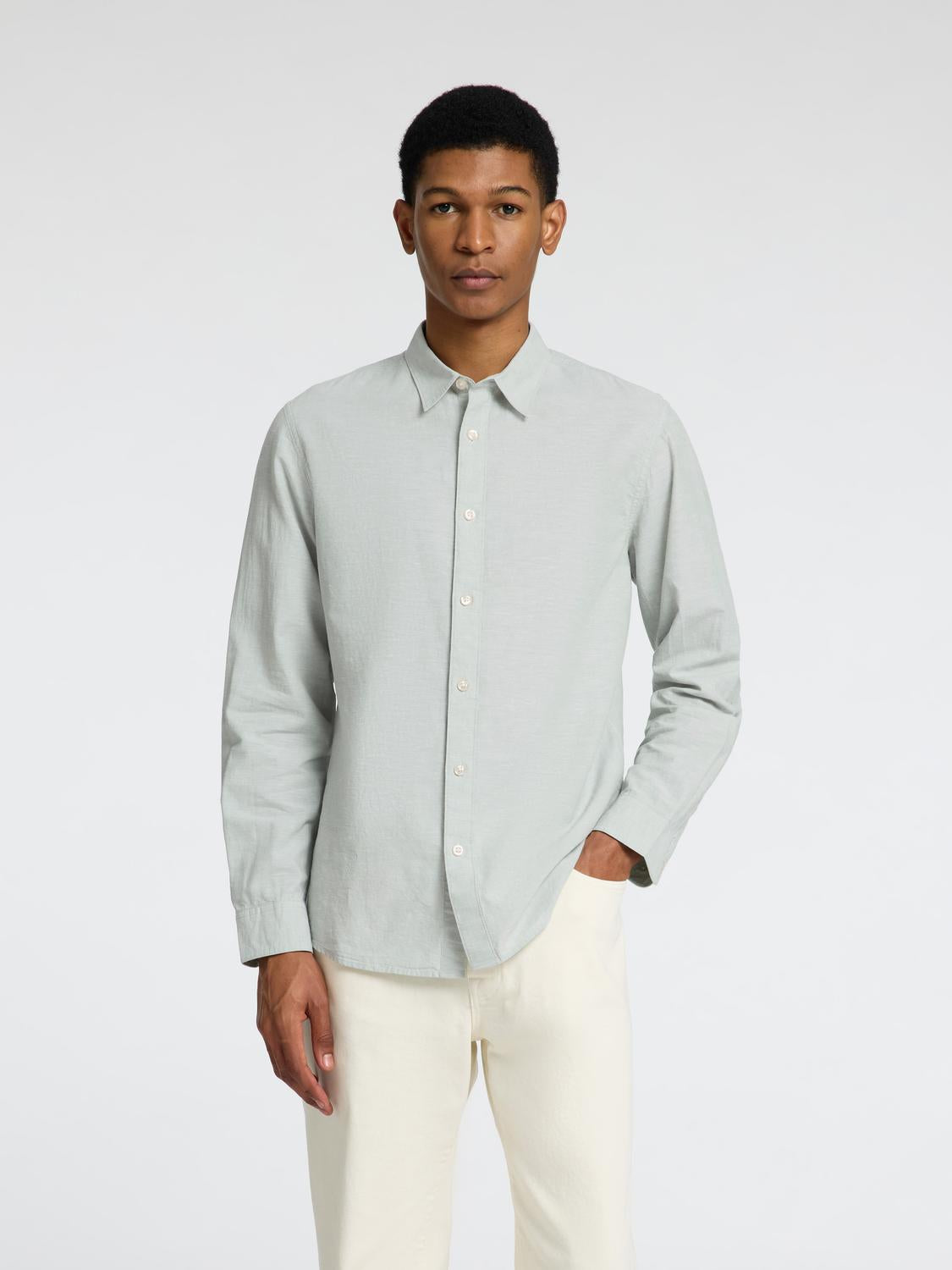 Slhslim-Sun Shirt Ls Noos