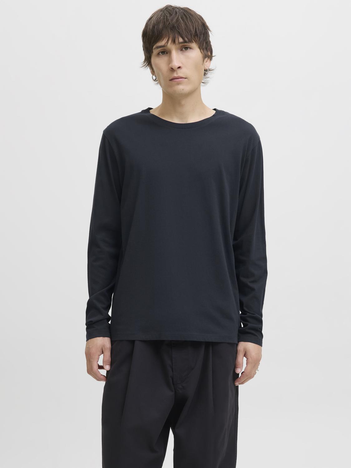 T-shirts - Jjeorganic Basic Tee Ls O-Neck Noos -  - Hr Ravn