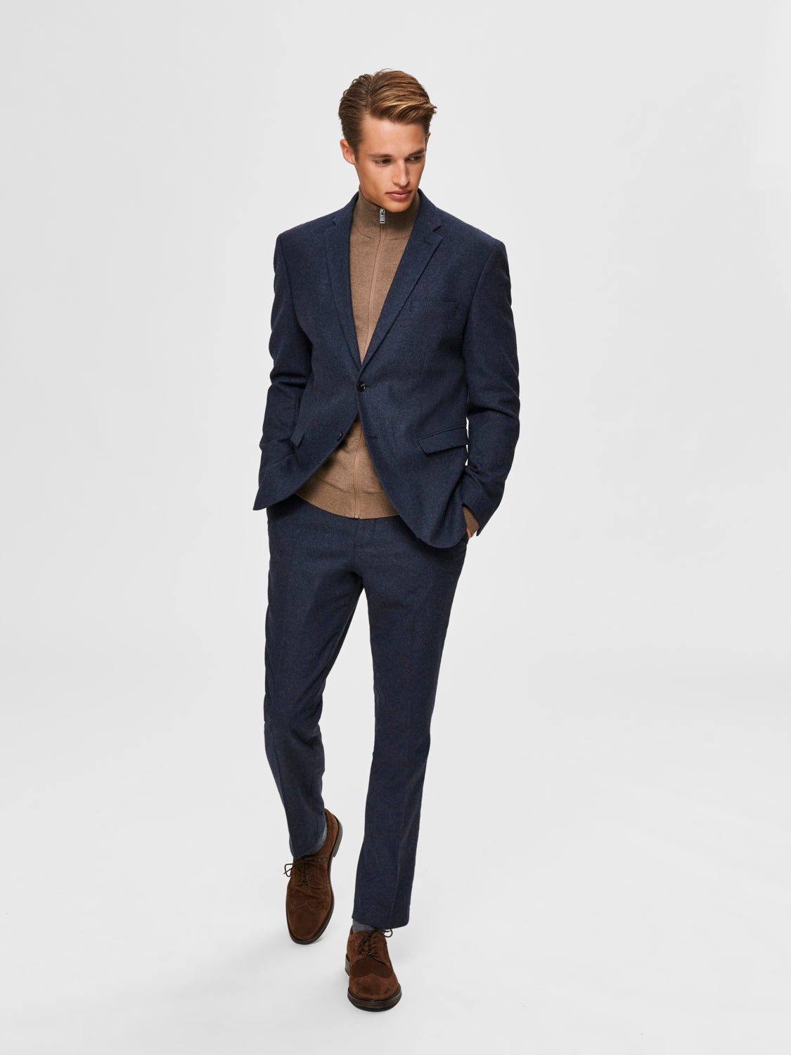 Slhberg Full Zip Cardigan Noos