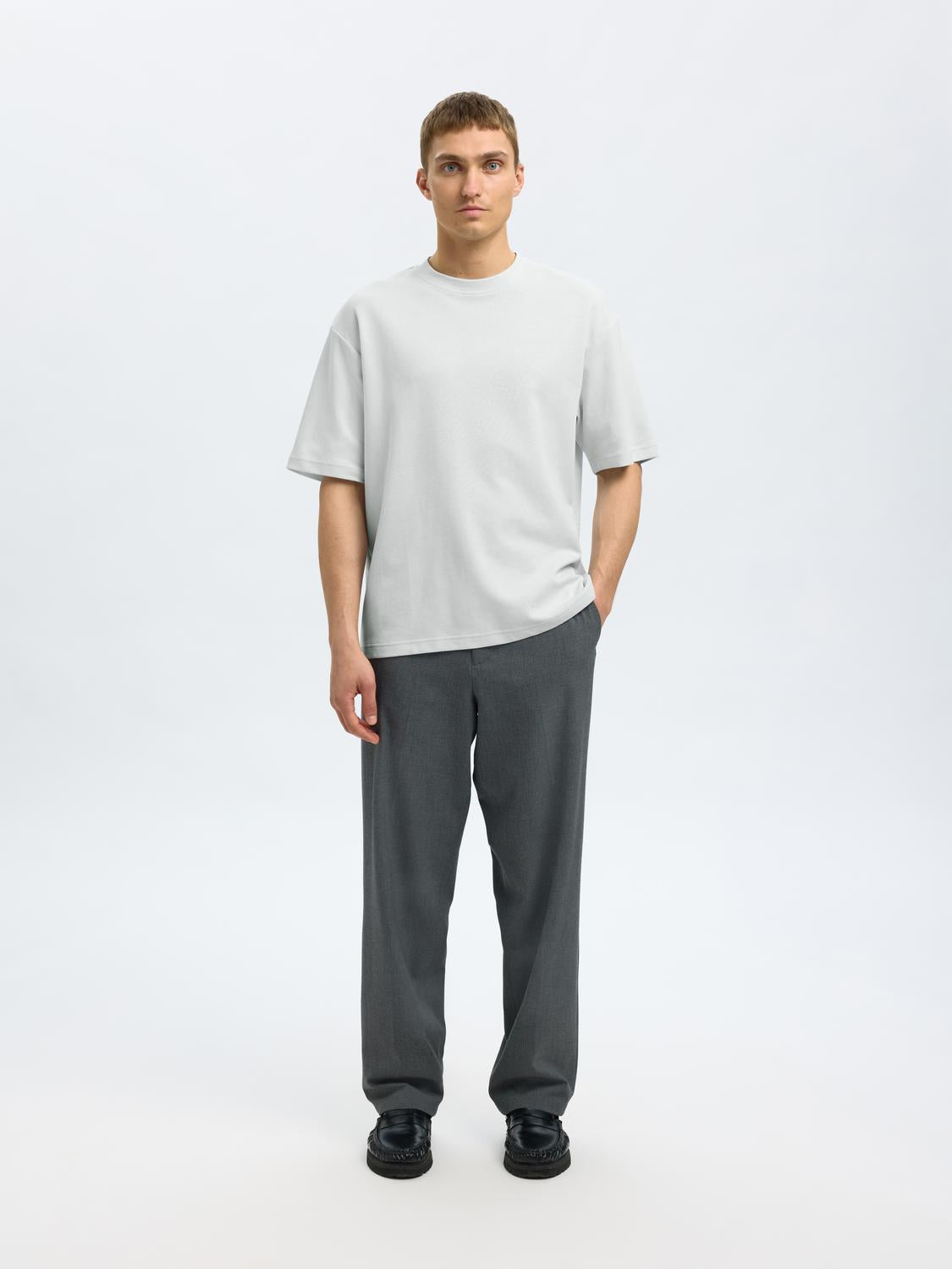 Slhlooseoscar Ss O-Neck Tee Noos