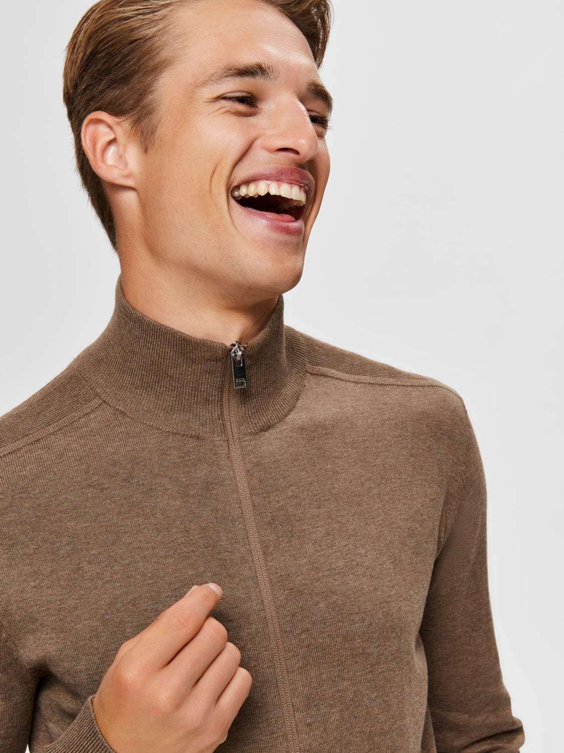 Slhberg Full Zip Cardigan Noos