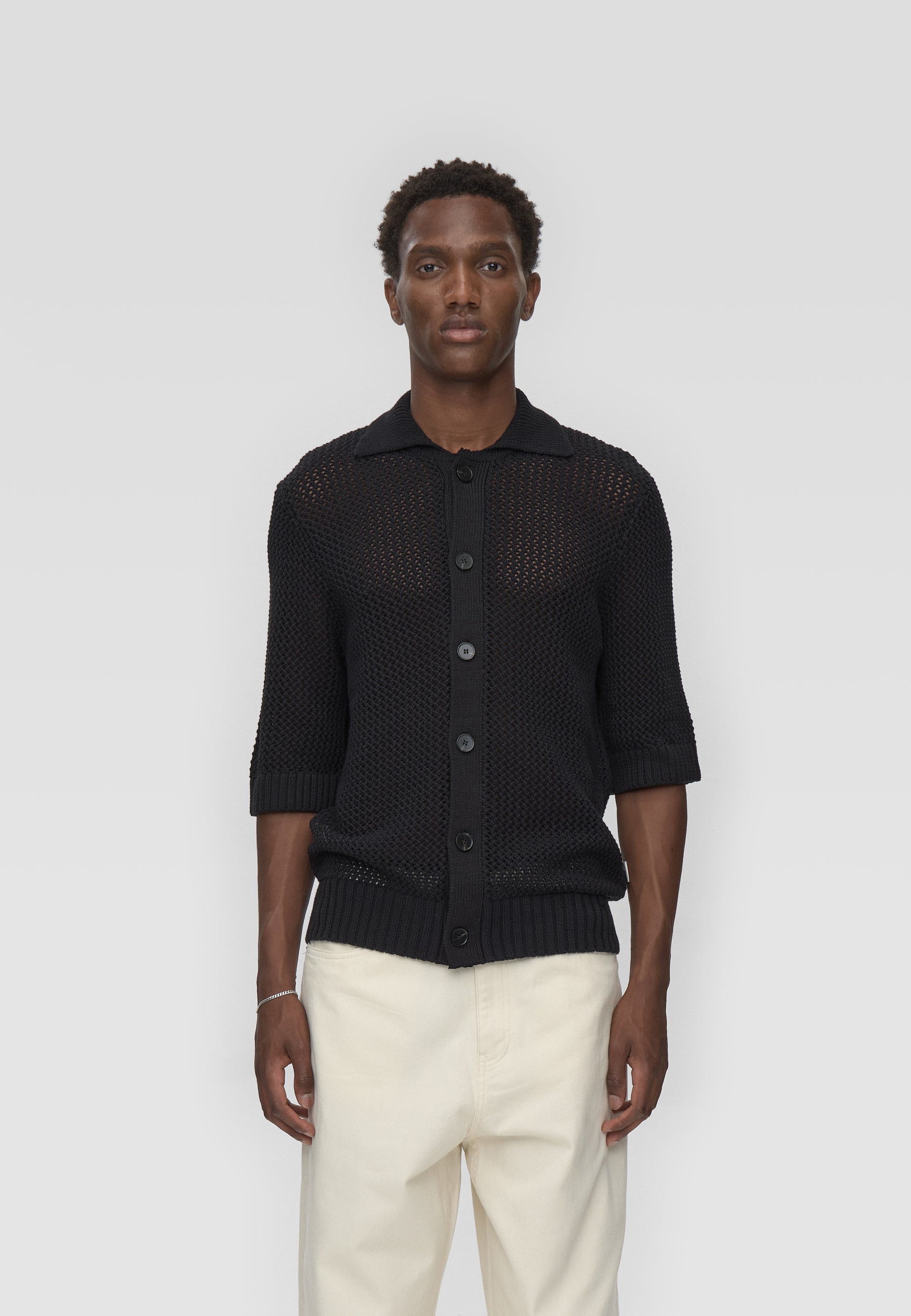 minimum male Kairo reg ss shirt 4550 Polo 999 Black