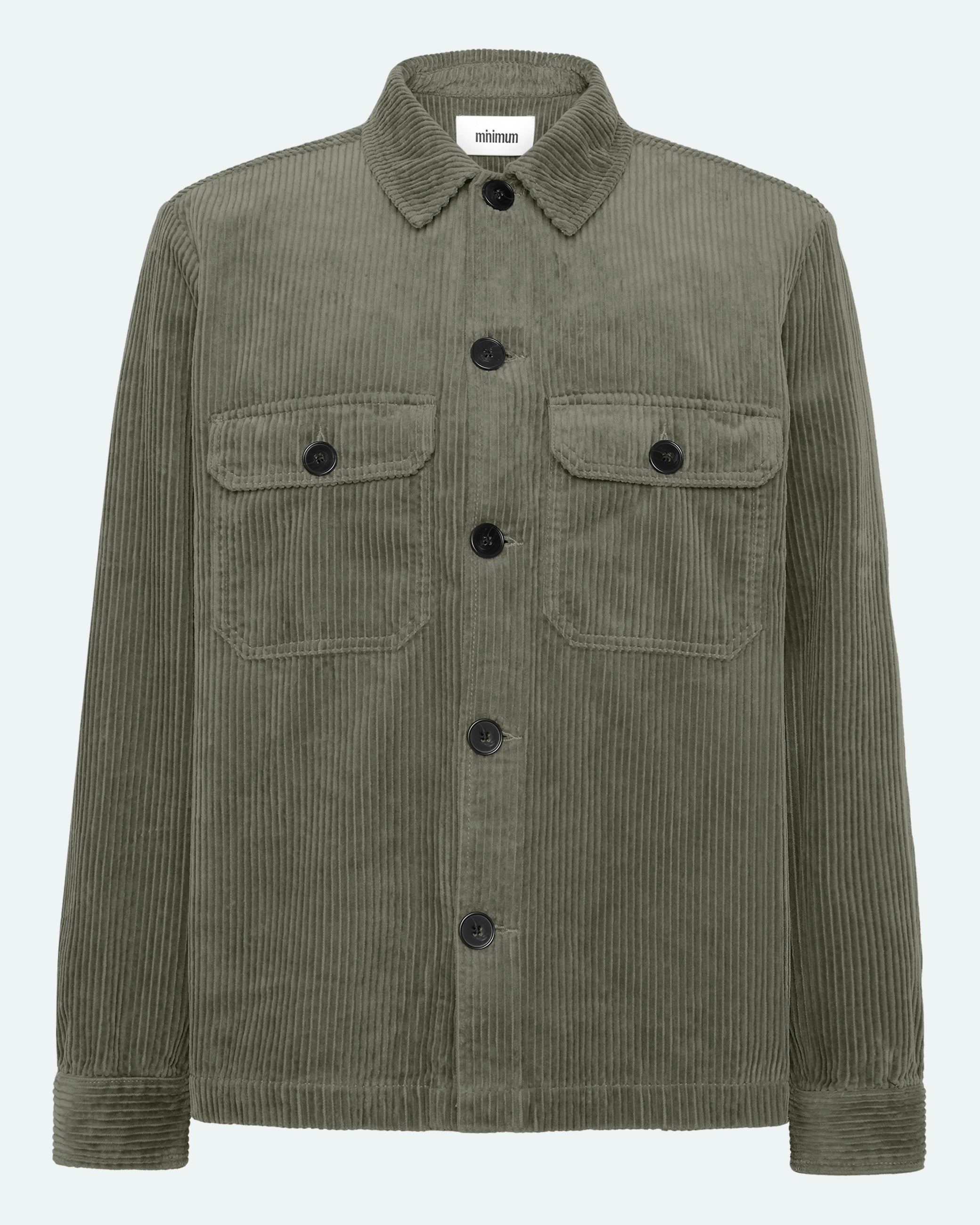 minimum male Kaison 9133 Overshirt 0515 Dusty Olive
