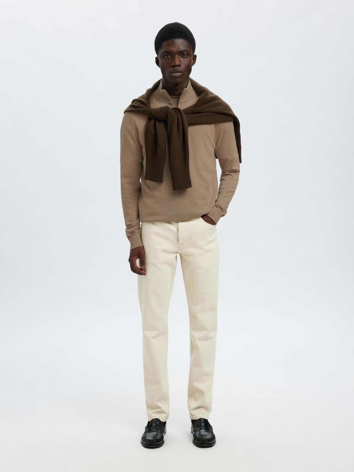STRIK - Slhberg Ls Half Zip Noos -  - Hr Ravn