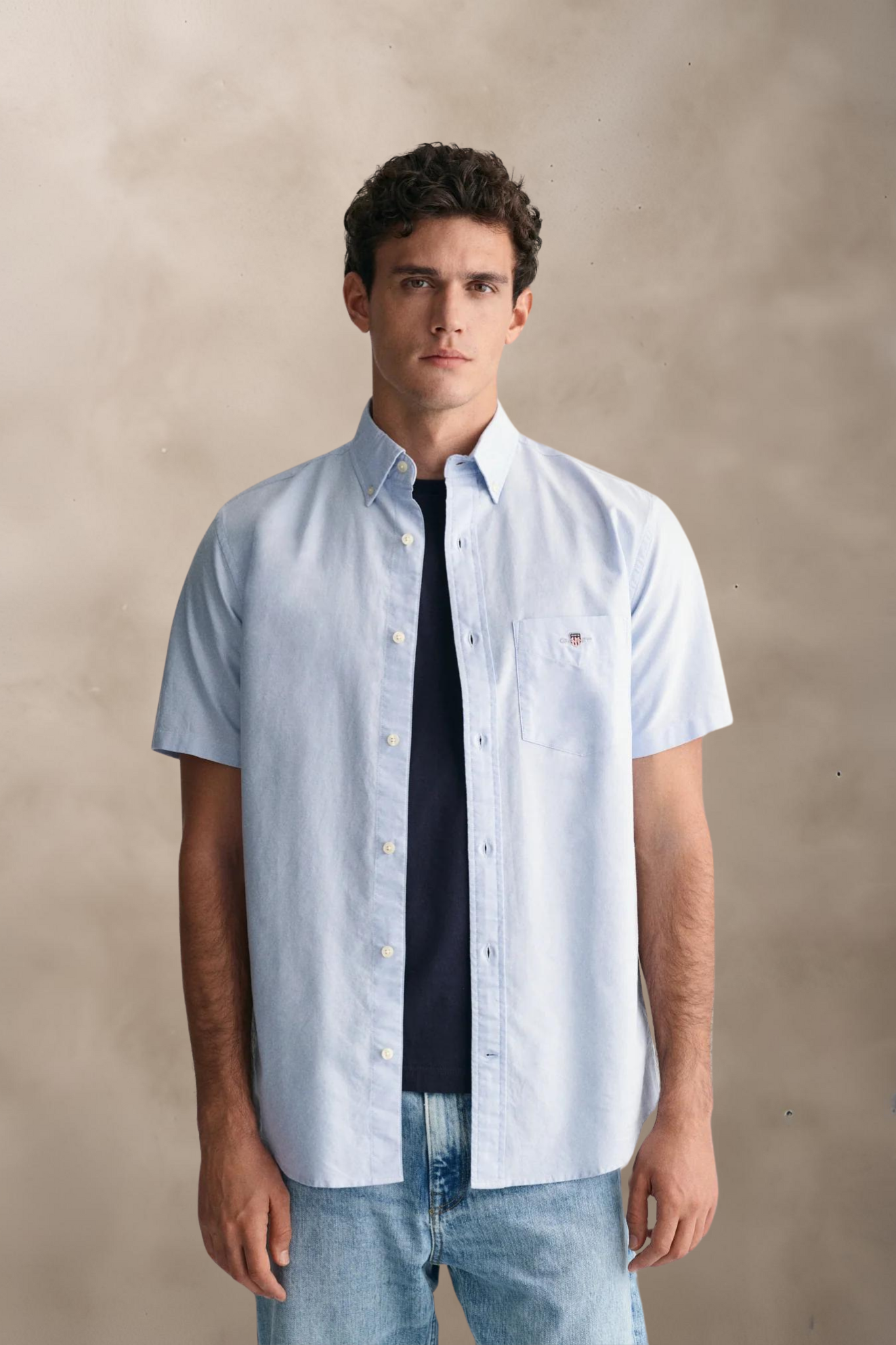 REG CLASSIC OXFORD SS SHIRT - KORTE SKJORTER -  - Hr Ravn