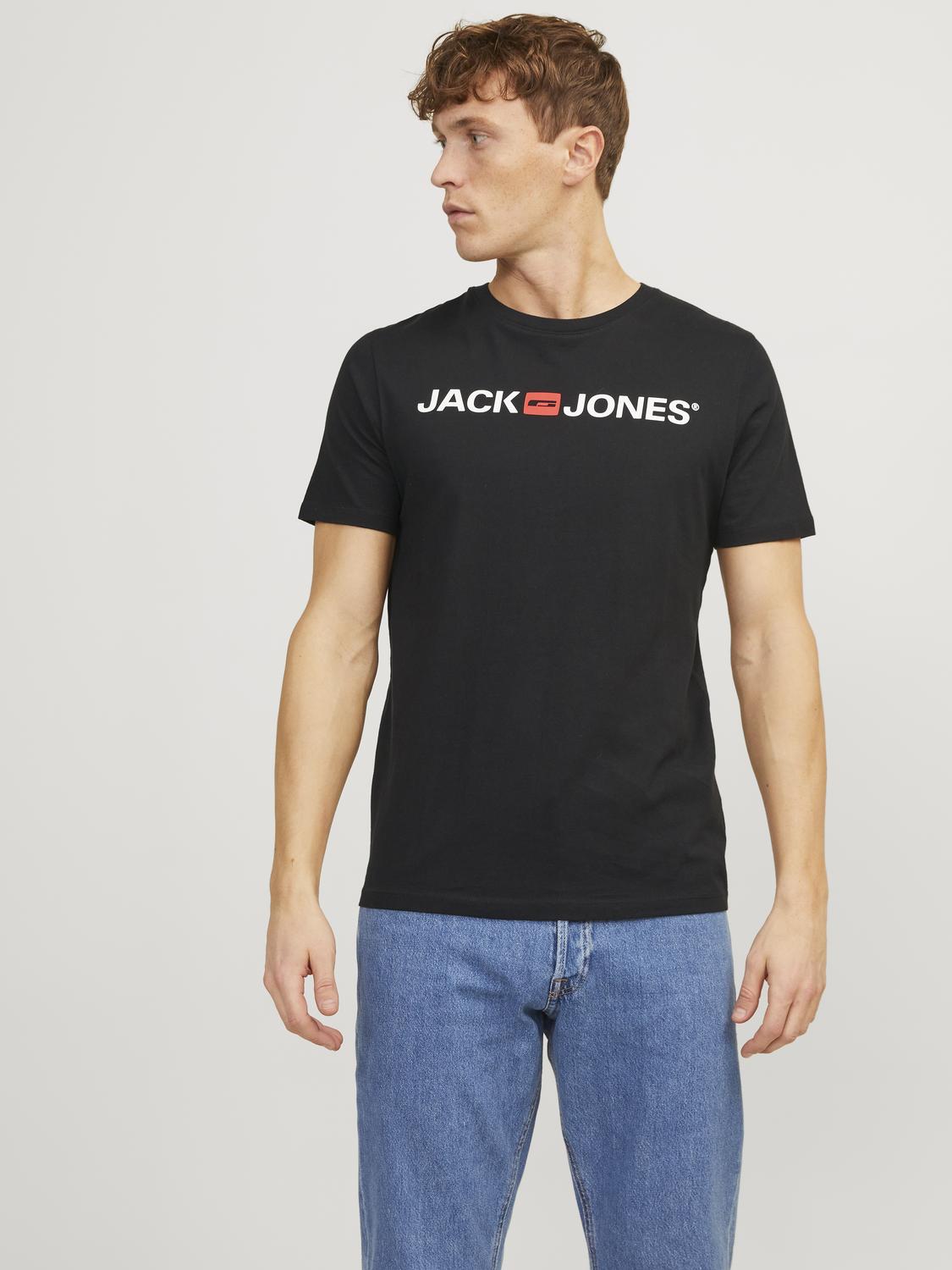 T-shirts - Jjecorp Logo Tee Ss Crew Neck 3Pkmp Noos -  - Hr Ravn