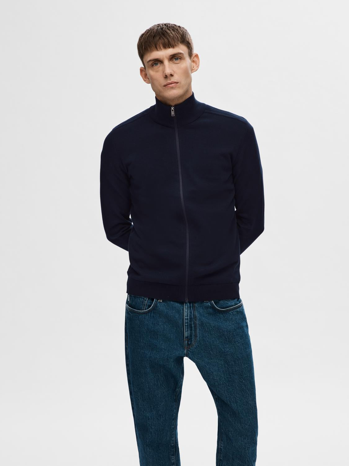 Slhberg Full Zip Cardigan Noos