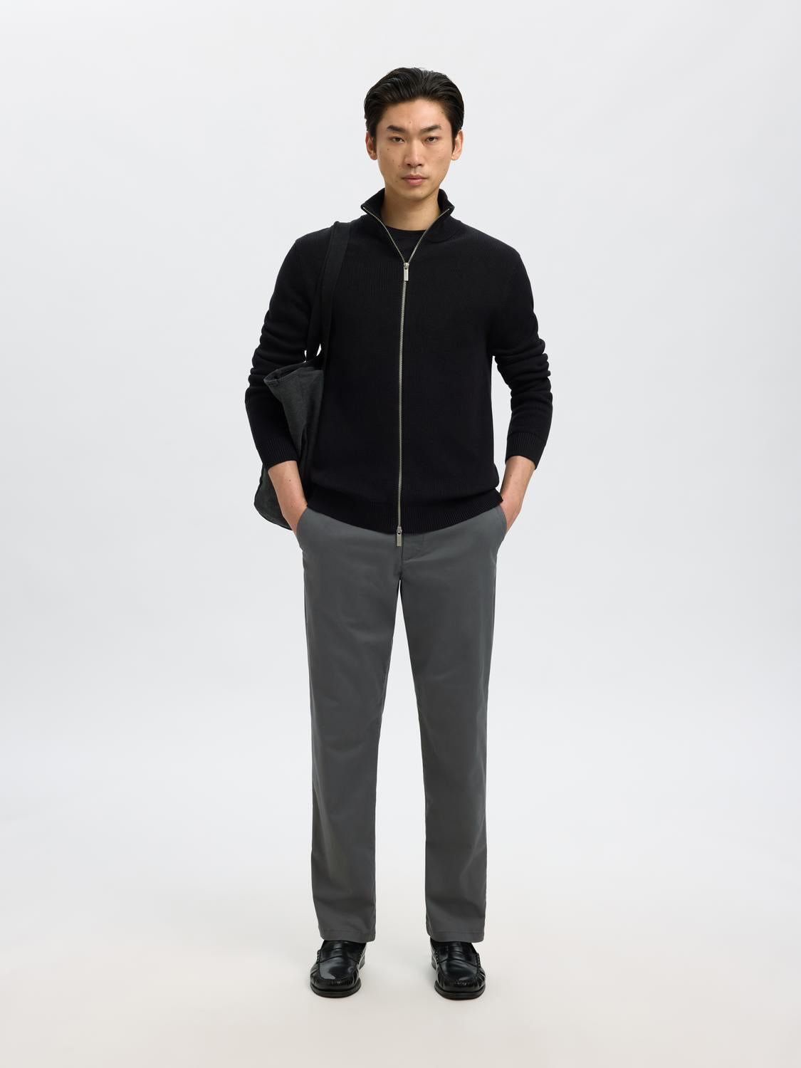 Trousers - Slh196-Straight New Miles Flex Pant Noos -  - Hr Ravn