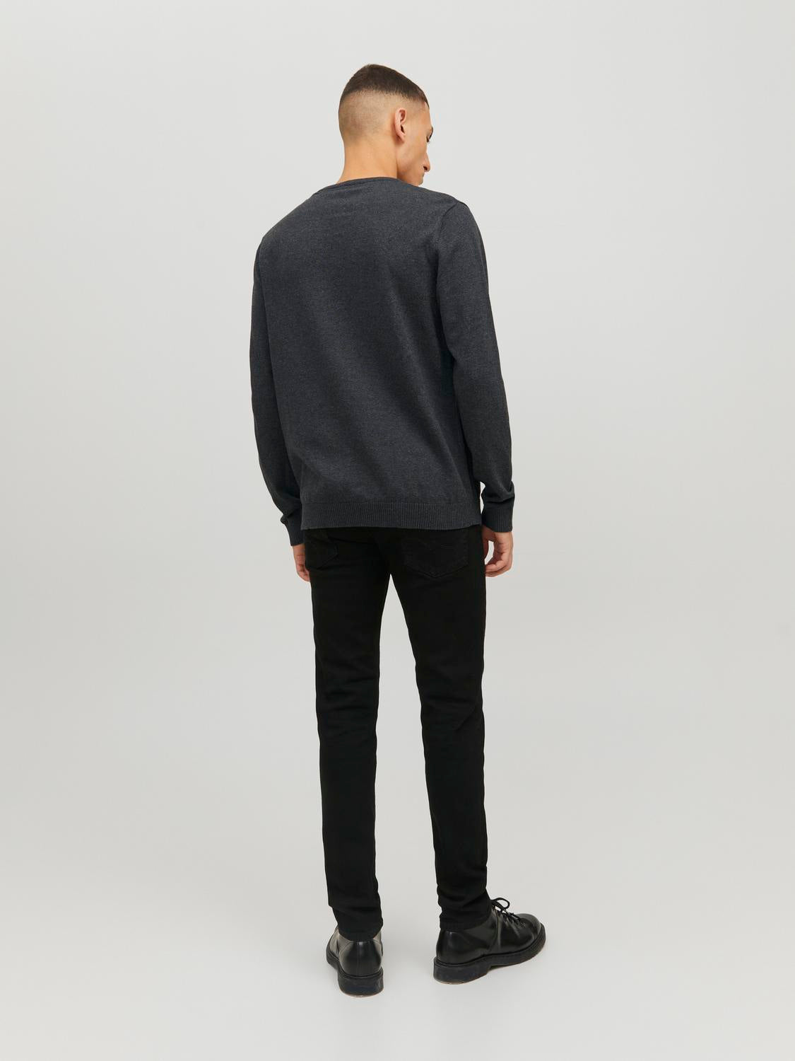 Pullovers - Jjebasic Knit Crew Neck Noos -  - Hr Ravn