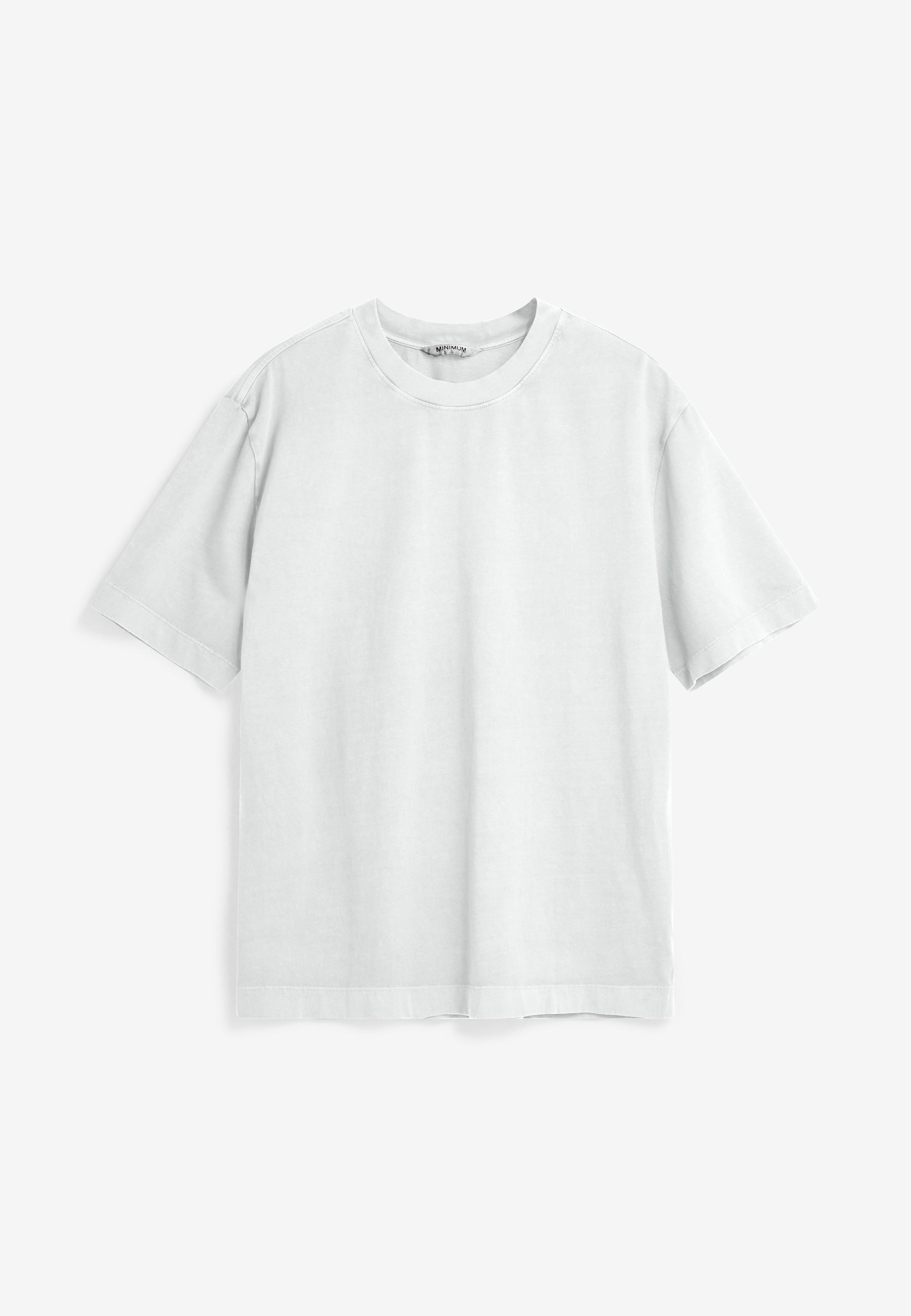 minimum male Lono kortærmet t-shirt 3412 Short Sleeved T-shirt 000 White