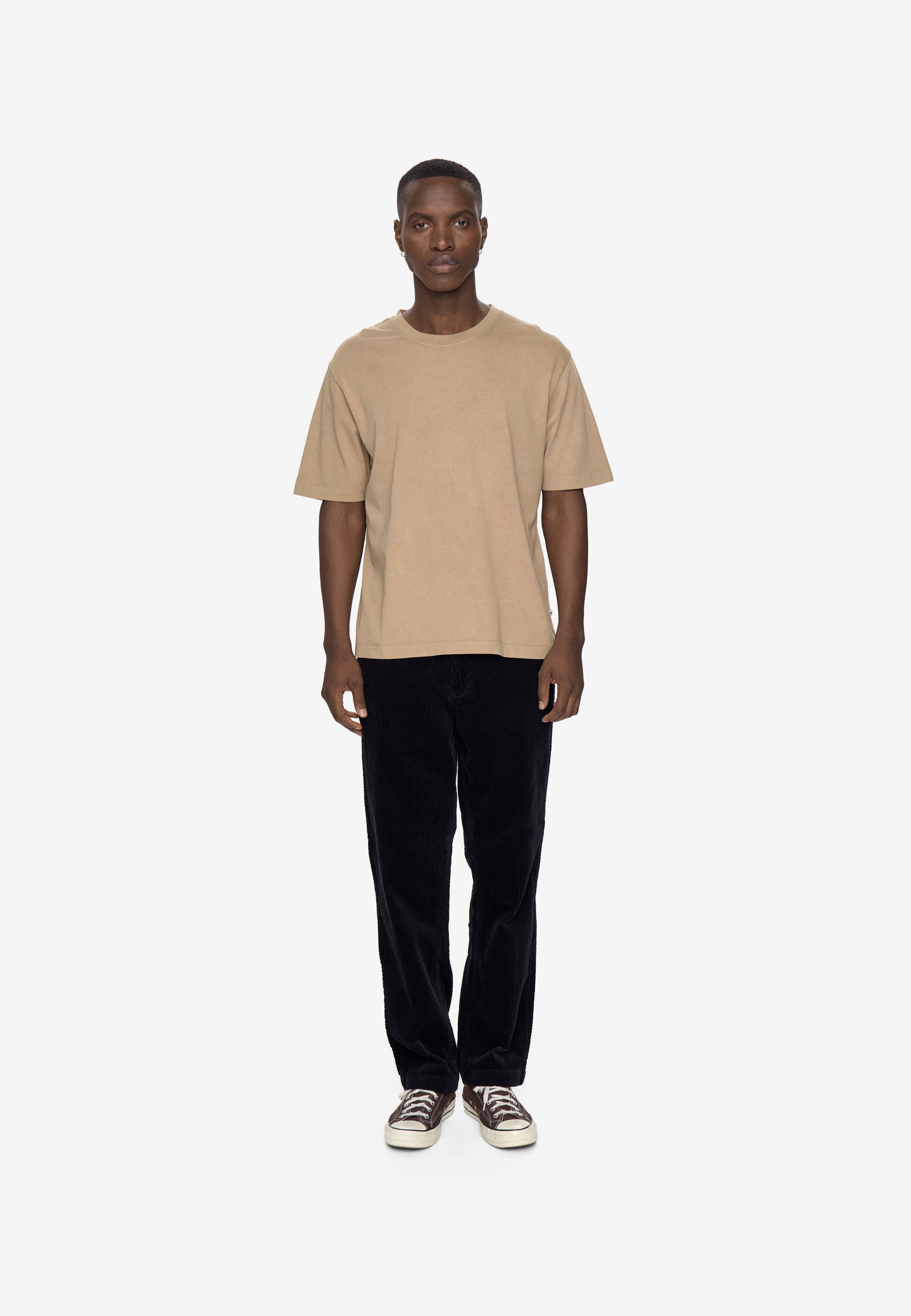 minimum male Lono kortærmet t-shirt 3412 Short Sleeved T-shirt 1109 Chinchilla