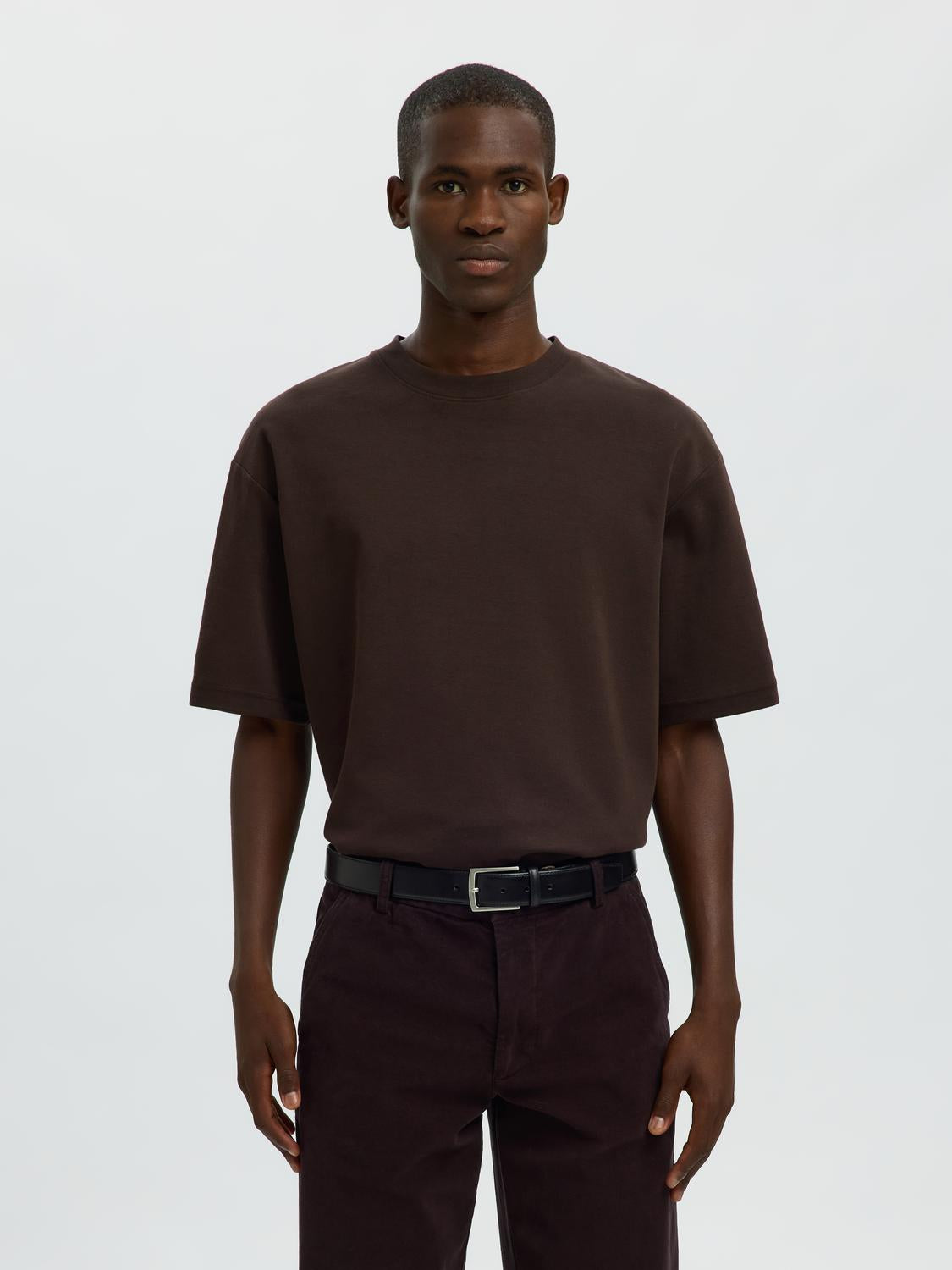 Belts - Slhaksel Leather Belt Noos -  - Hr Ravn