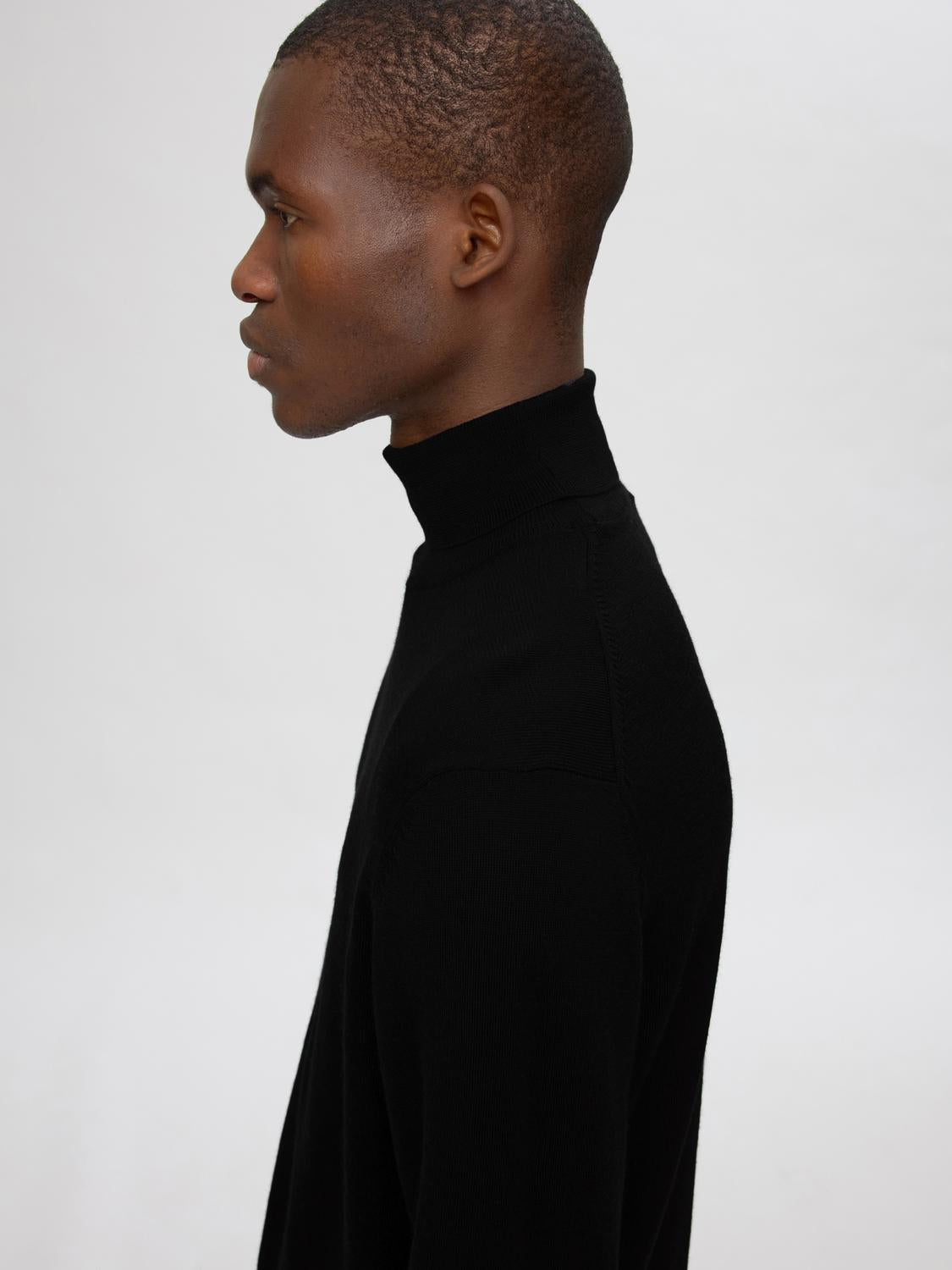 Pullovers - Slhtray Ls Knit Merino Roll Neck Noos -  - Hr Ravn