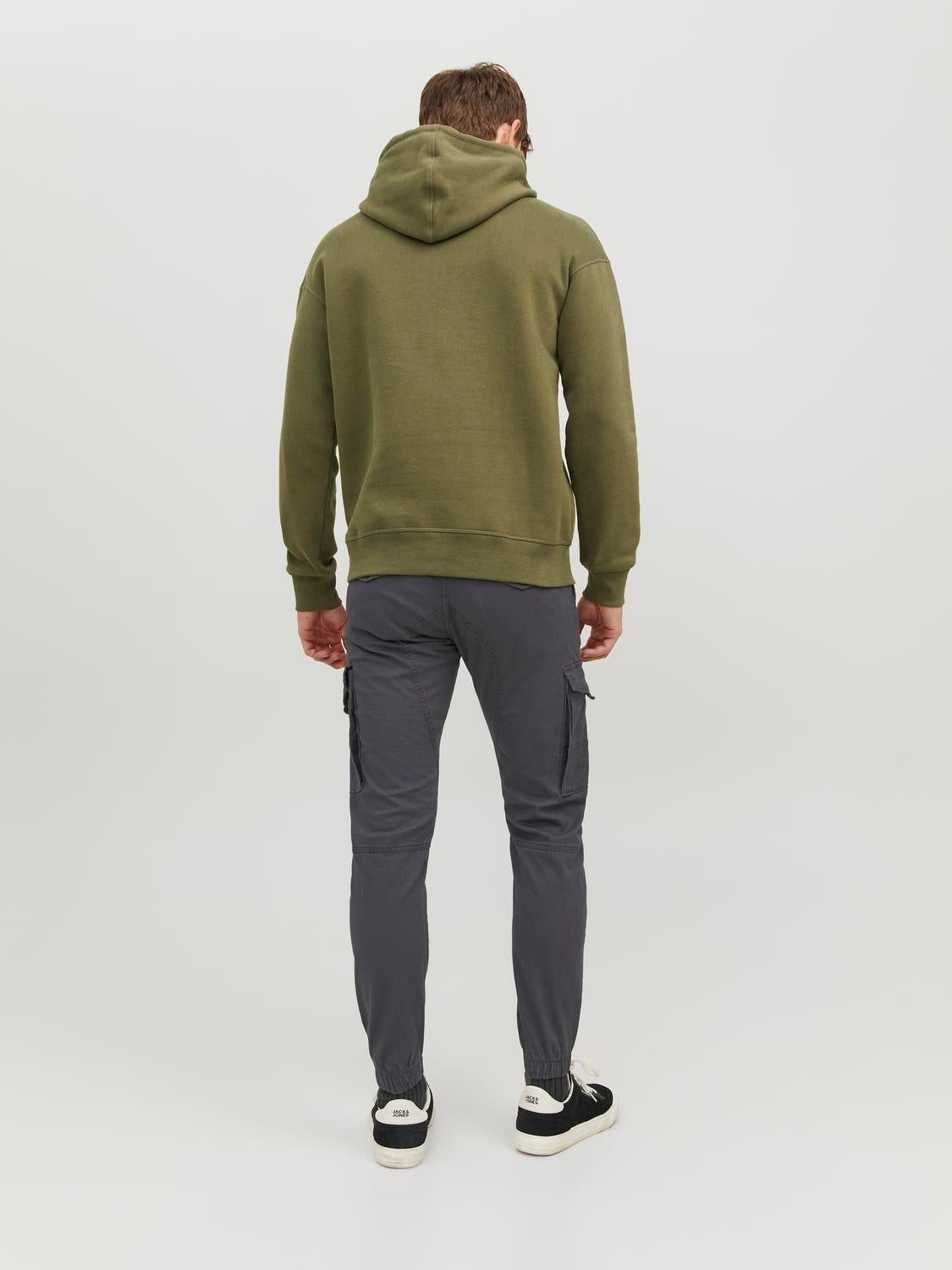 Cargo Pants - Jpstpaul Flake Cargo Asphalt Noos -  - Hr Ravn