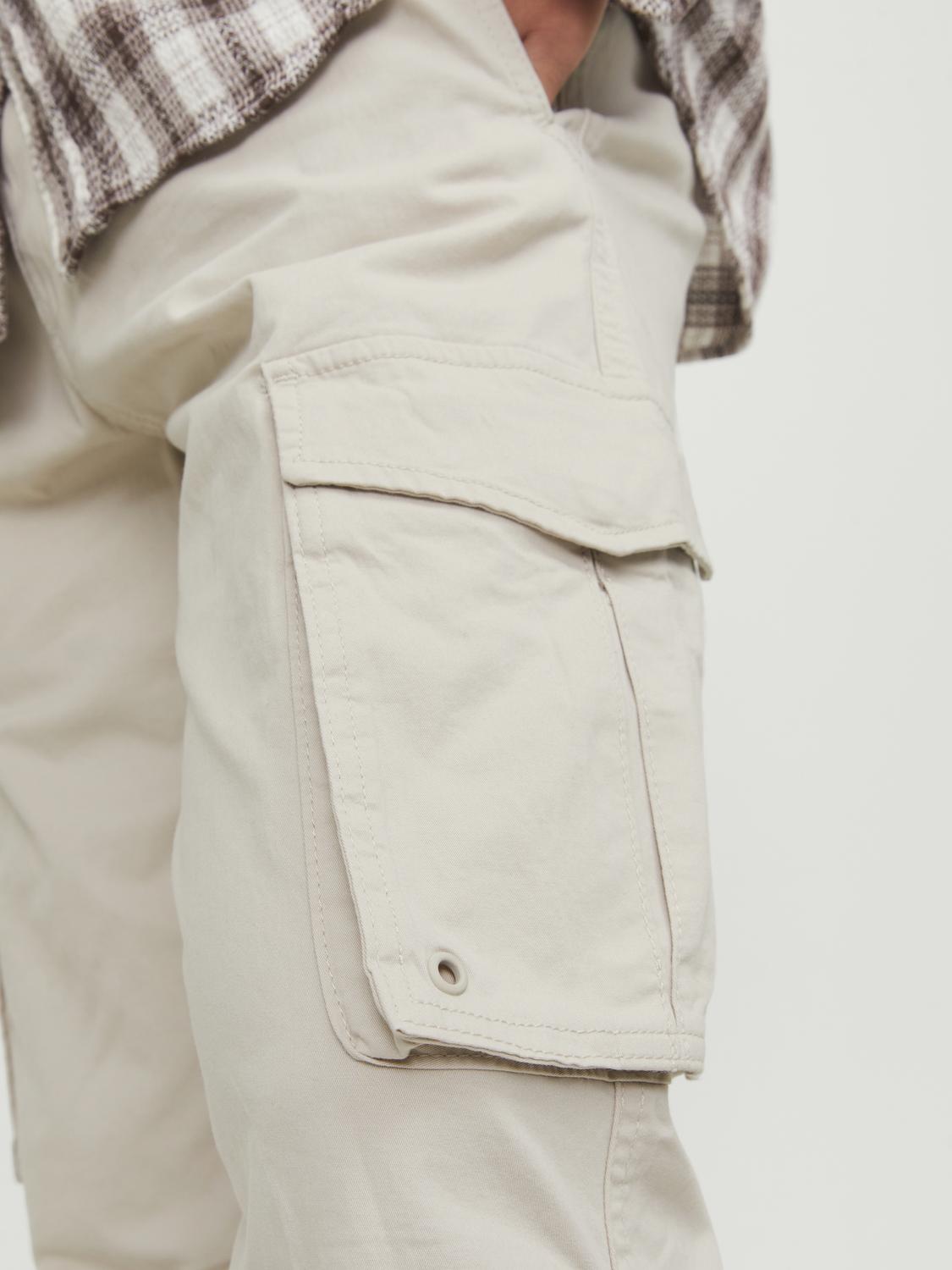 Cargo Pants - Jpstkane Noah Cuffed Cargo Noos -  - Hr Ravn