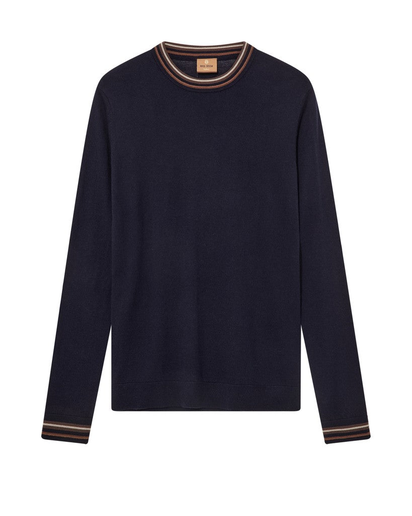 Mmgadam Contrast Crew Neck Knit