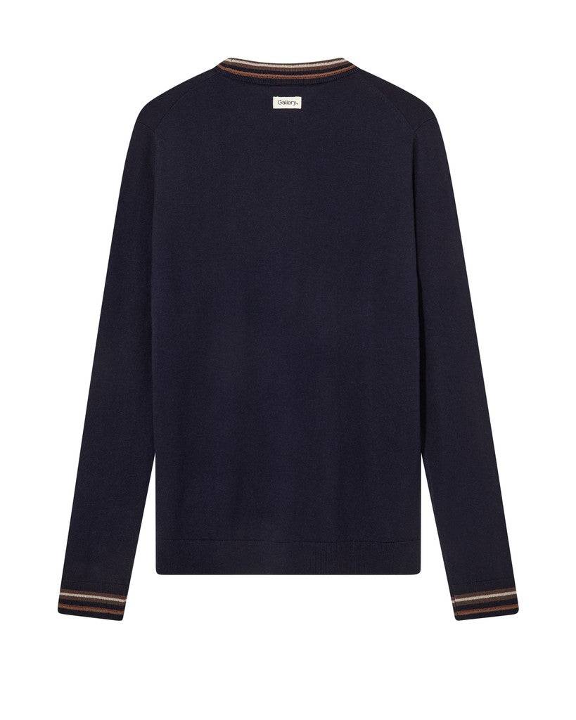 Mmgadam Contrast Crew Neck Knit