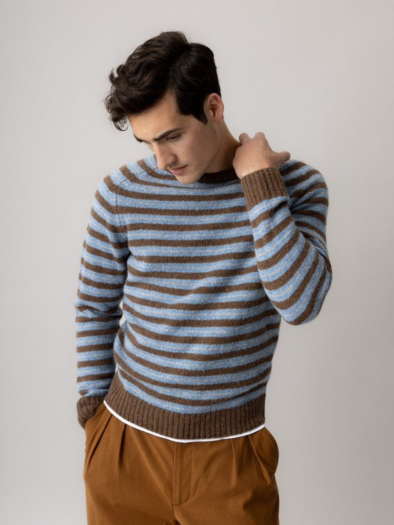 Mmgcarlos Stripe Crew Neck Knit