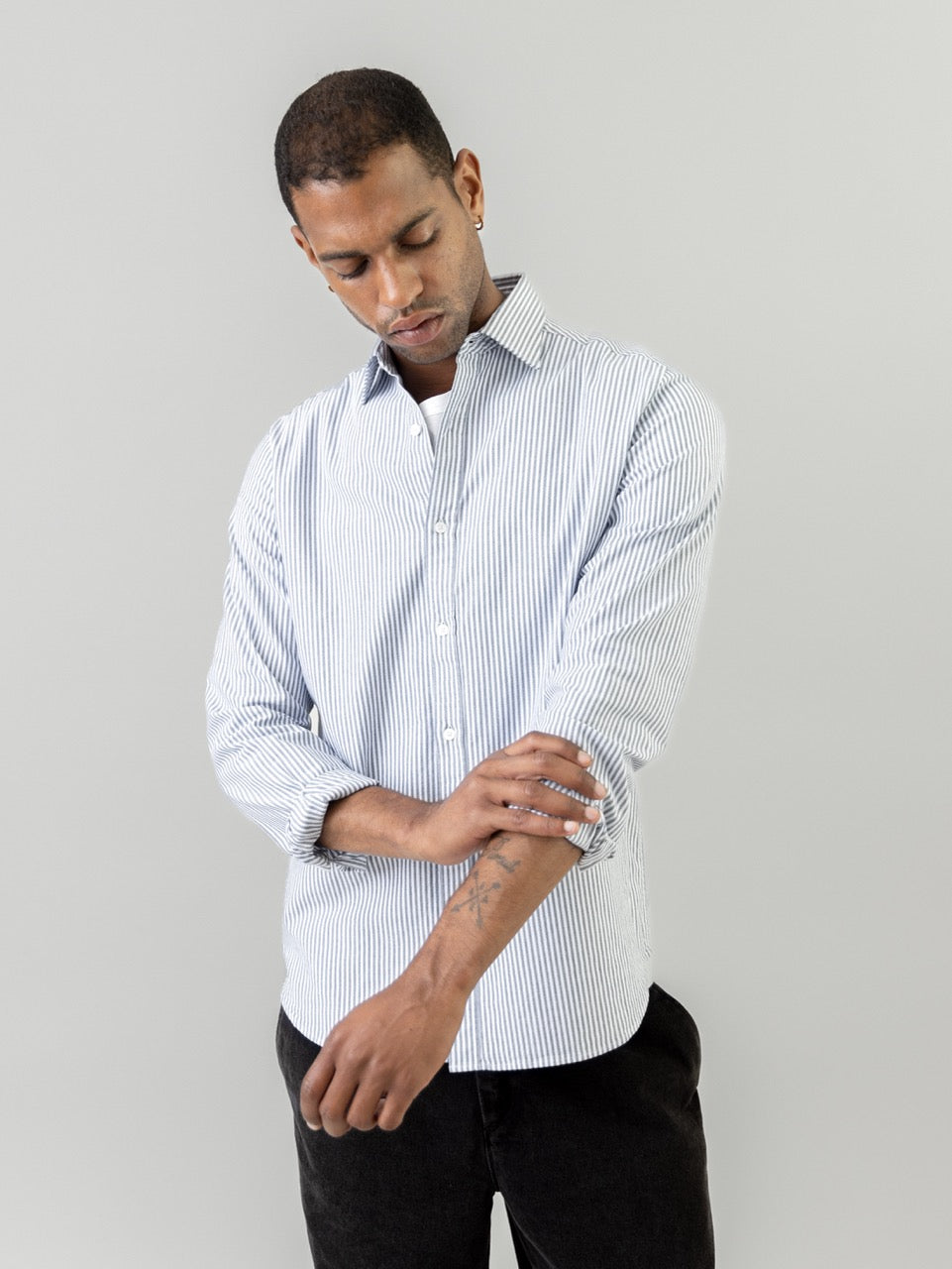 LANGE SKJORTER - MMGMarco Oxford Stripe Shirt -  - Hr Ravn