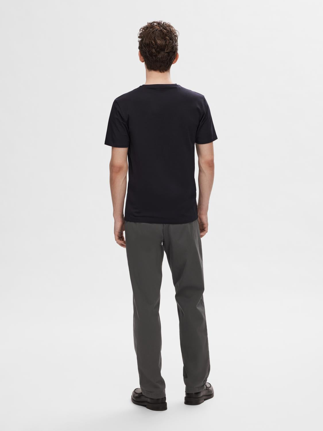 T-SHIRTS - Slhnewpima Ss V-Neck Tee Noos -  - Hr Ravn