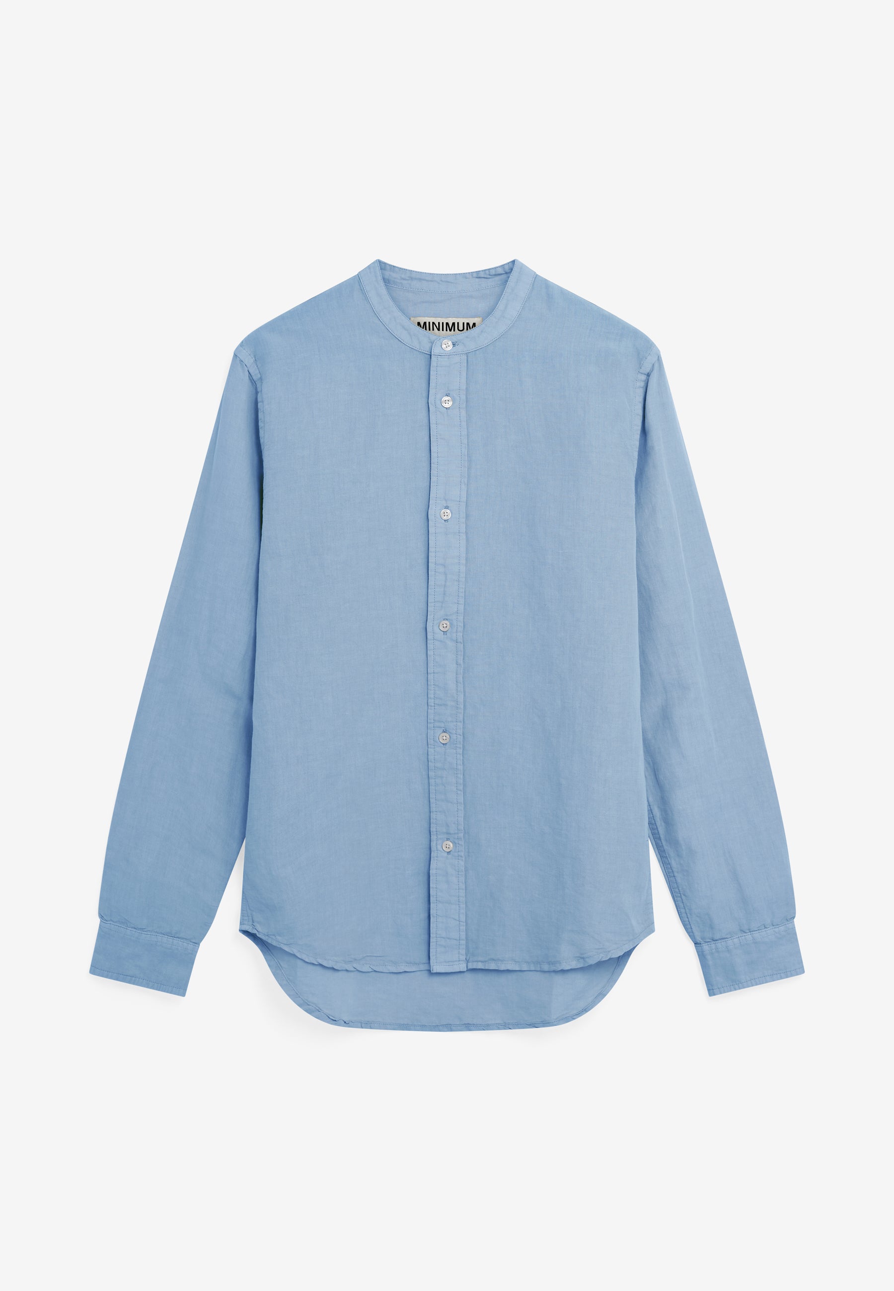 minimum male Mando reg ls shirt 4576 Long Sleeved Shirt 4115 Cashmere Blue