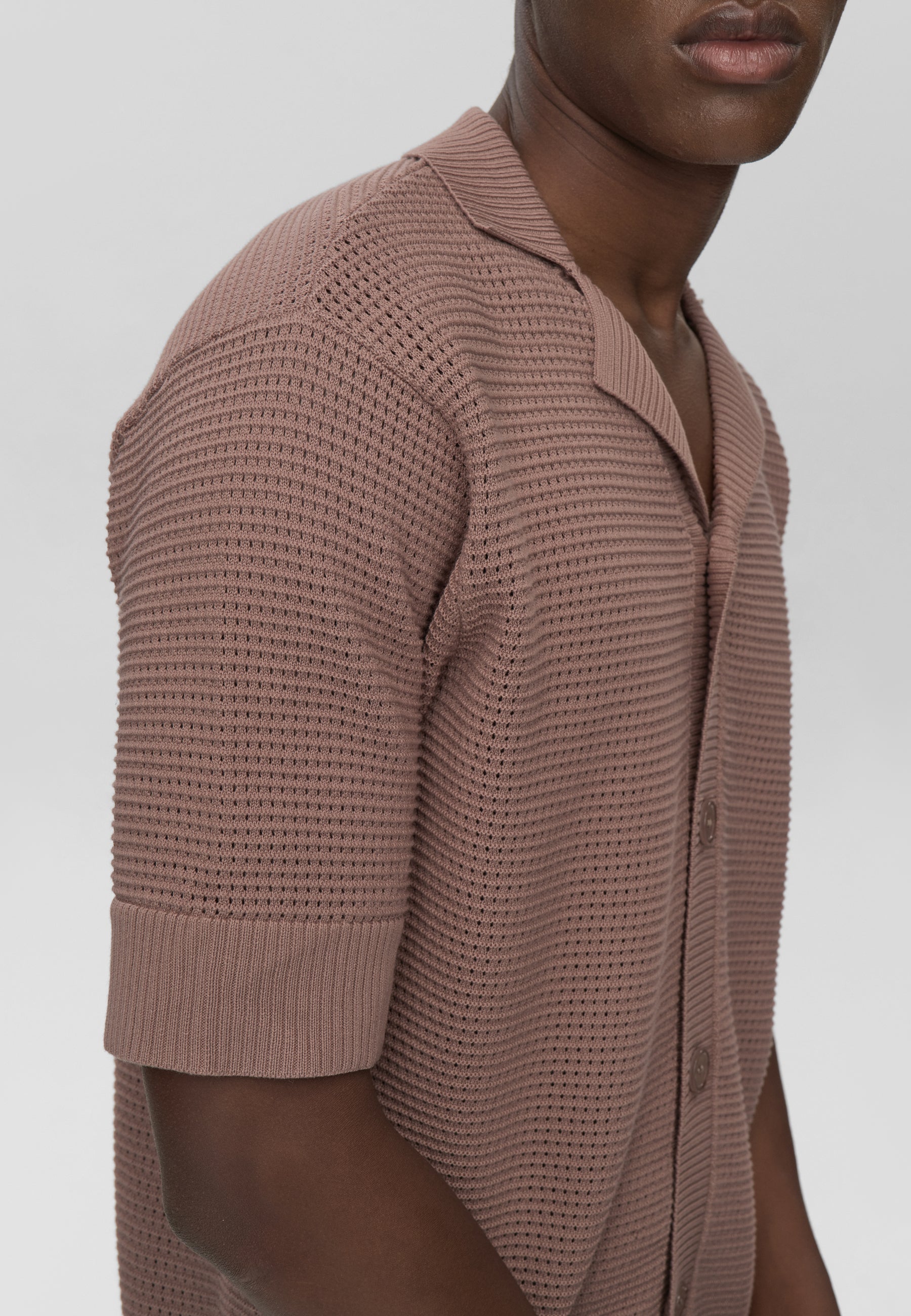 minimum male Mason hæklet polo skjorte 4177 Polo 1510 Antler