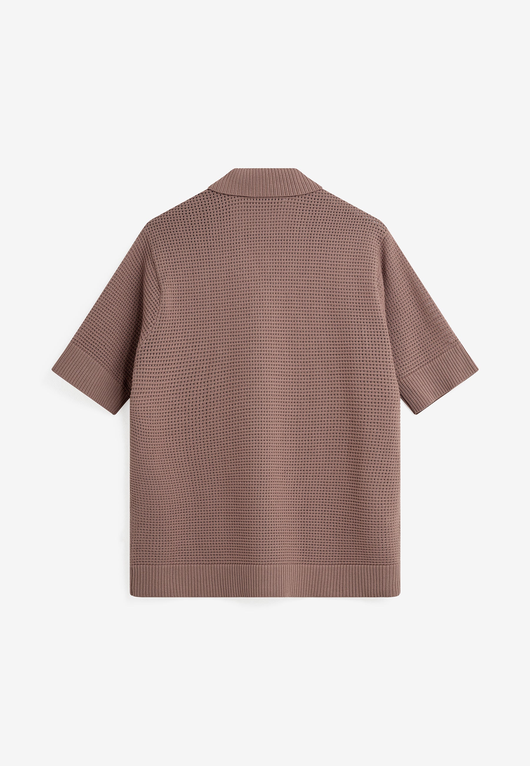 minimum male Mason hæklet polo skjorte 4177 Polo 1510 Antler