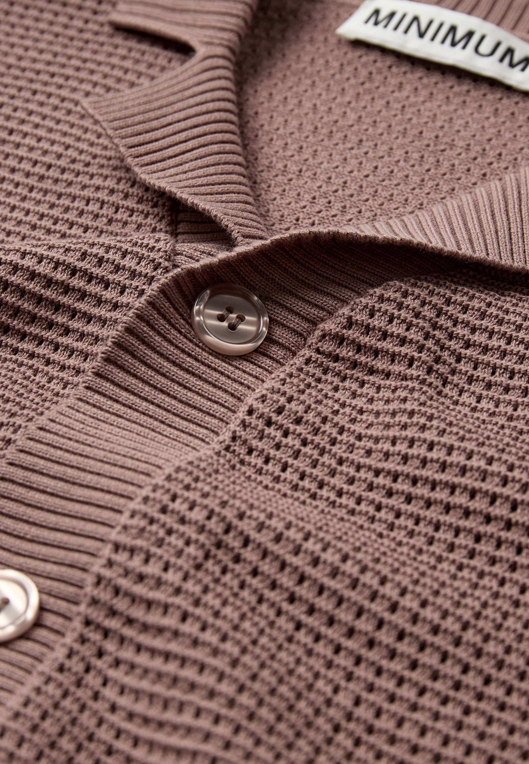 minimum male Mason hæklet polo skjorte 4177 Polo 1510 Antler