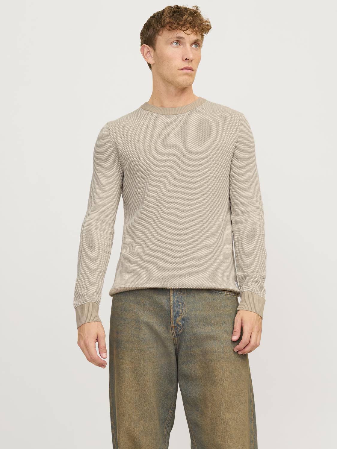 STRIK - Jjeglobe Knit Crew Neck Noos -  - Hr Ravn