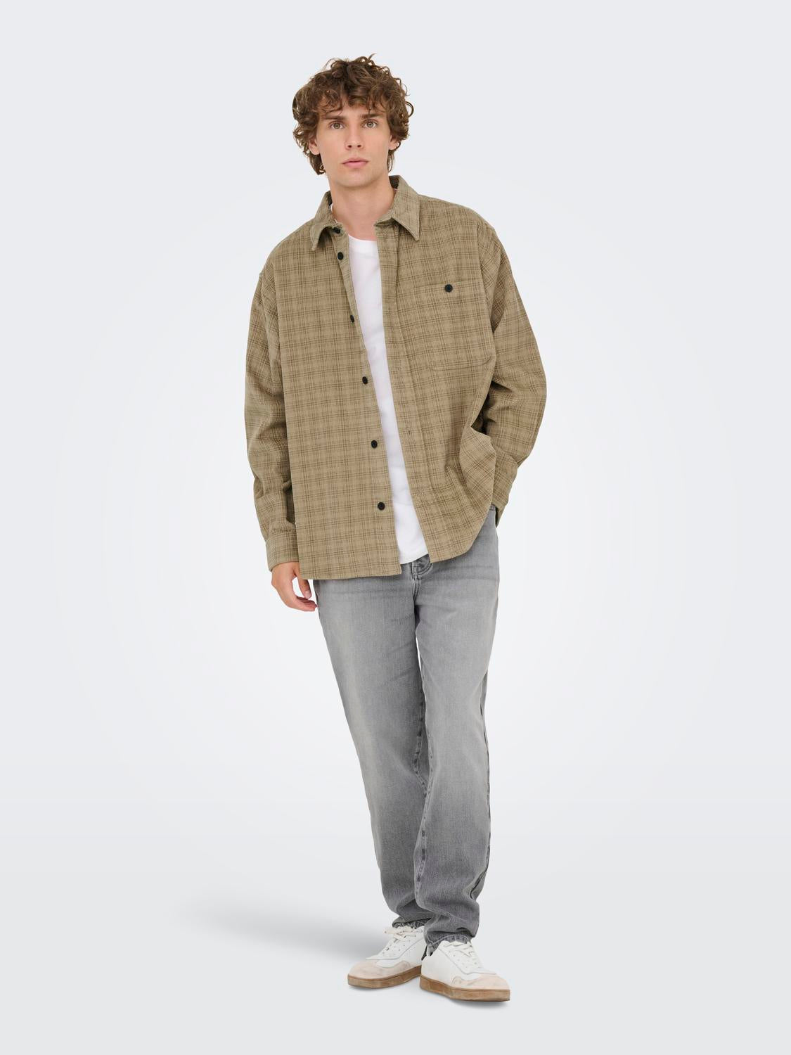 OVERSHIRT - Onswaleed Corduroy Overshirt 0345 Noos -  - Hr Ravn
