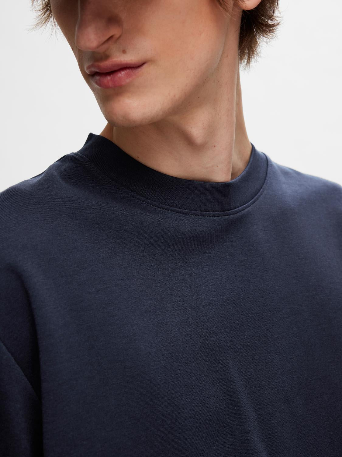 Slhlooseoscar Ss O-Neck Tee Noos