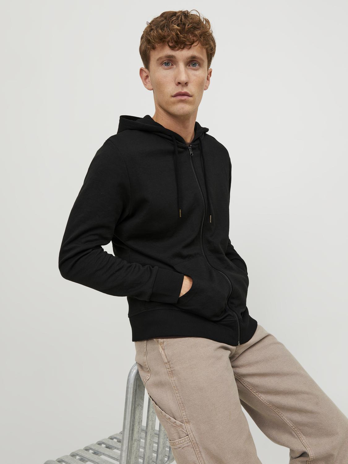 Cardigans - Jjebasic Sweat Zip Hood Noos -  - Hr Ravn
