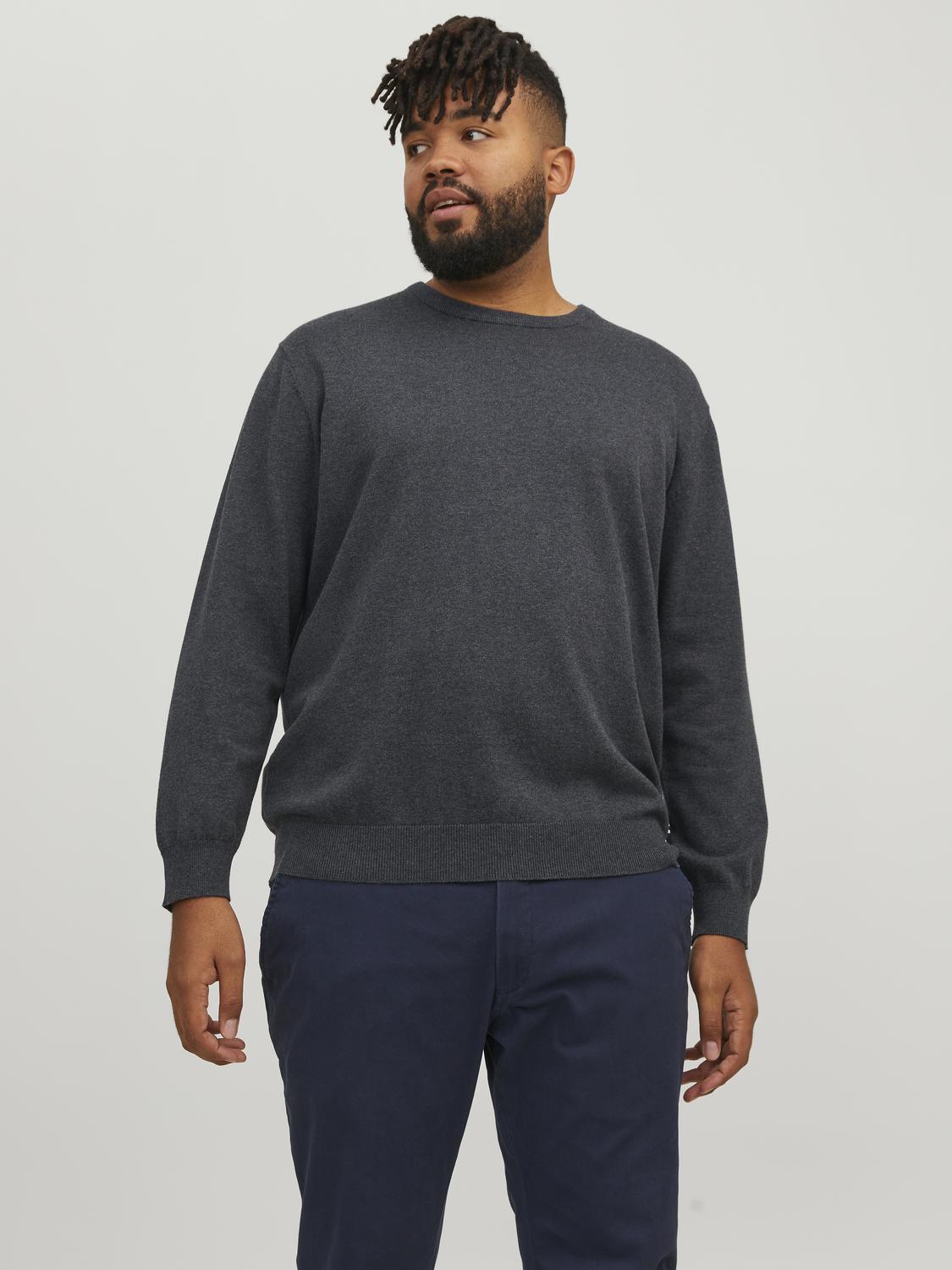 Pullovers - Jjebasic Knit Crew Neck Noos Pls -  - Hr Ravn