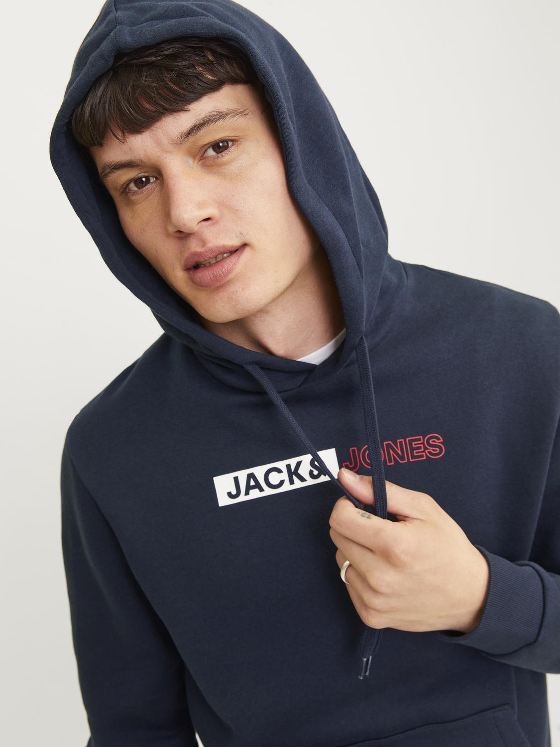 Sweatshirts - Jjecorp Logo Sweat Hood Play Noos -  - Hr Ravn