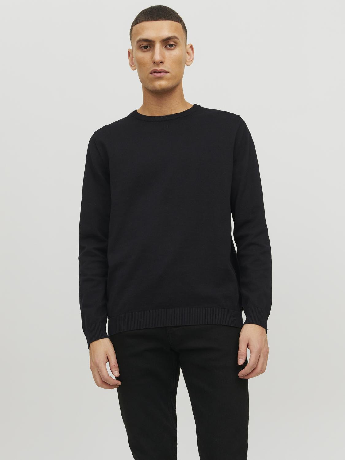 Pullovers - Jjebasic Knit Crew Neck Noos -  - Hr Ravn