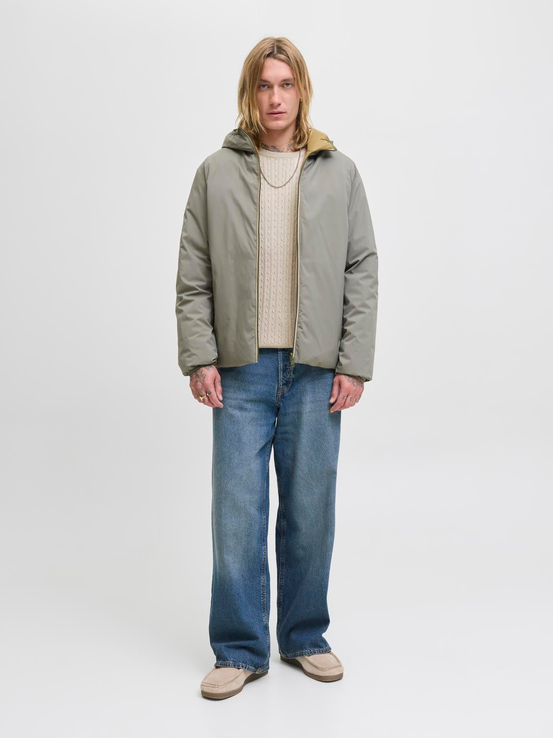 STRIK - Jjeemil Knit Cable Crew Neck Noos -  - Hr Ravn
