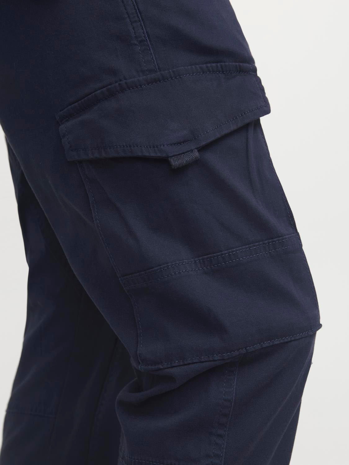 BUKSER - Jpstpaul Flake Cargo Navy Blazer Noos -  - Hr Ravn