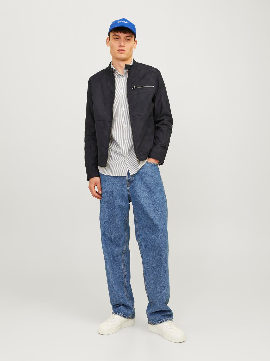 OVERTØJ - Jjedylan Biker Jacket Noos -  - Hr Ravn