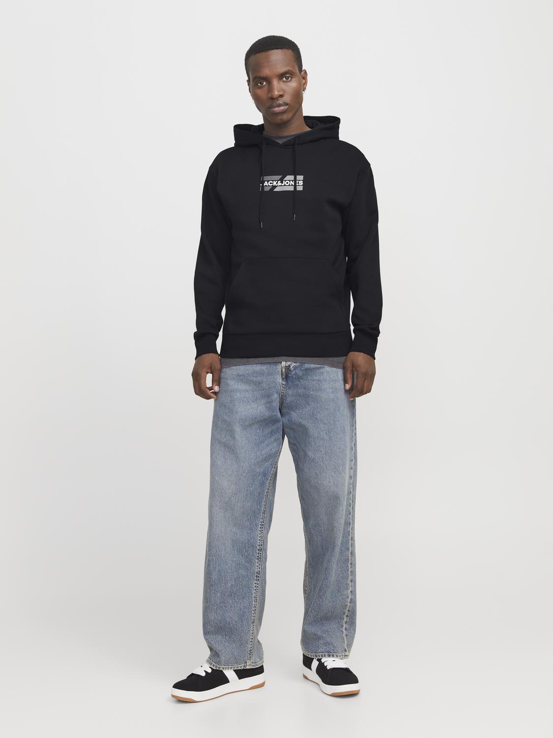 Sweatshirts - Jjcorp Graphic Sweat Hood Ln -  - Hr Ravn