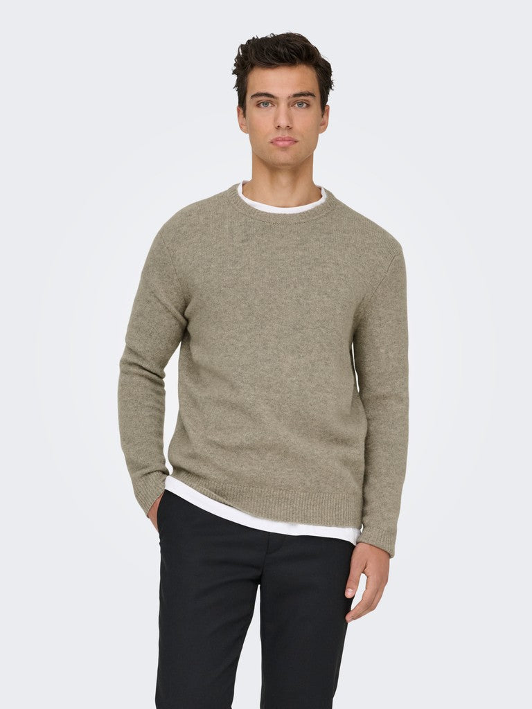 Onsray Reg LS Crew Knit