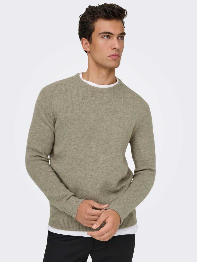Onsray Reg LS Crew Knit