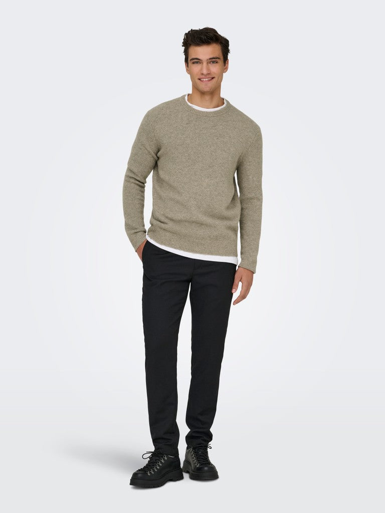 Onsray Reg LS Crew Knit