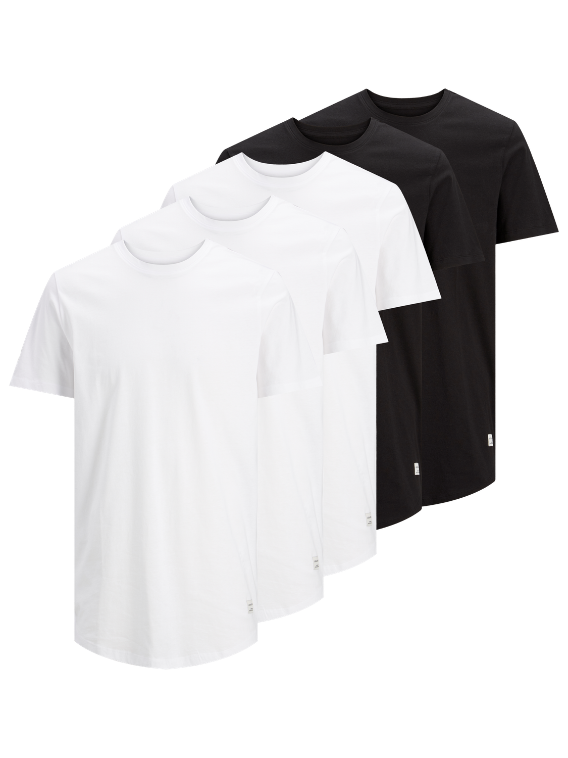 T-shirts - Jjenoa Tee Ss Crew Neck 5Pk Mp Noos -  - Hr Ravn