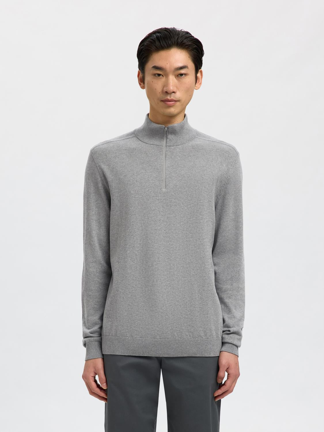 STRIK - Slhberg Ls Half Zip Noos -  - Hr Ravn