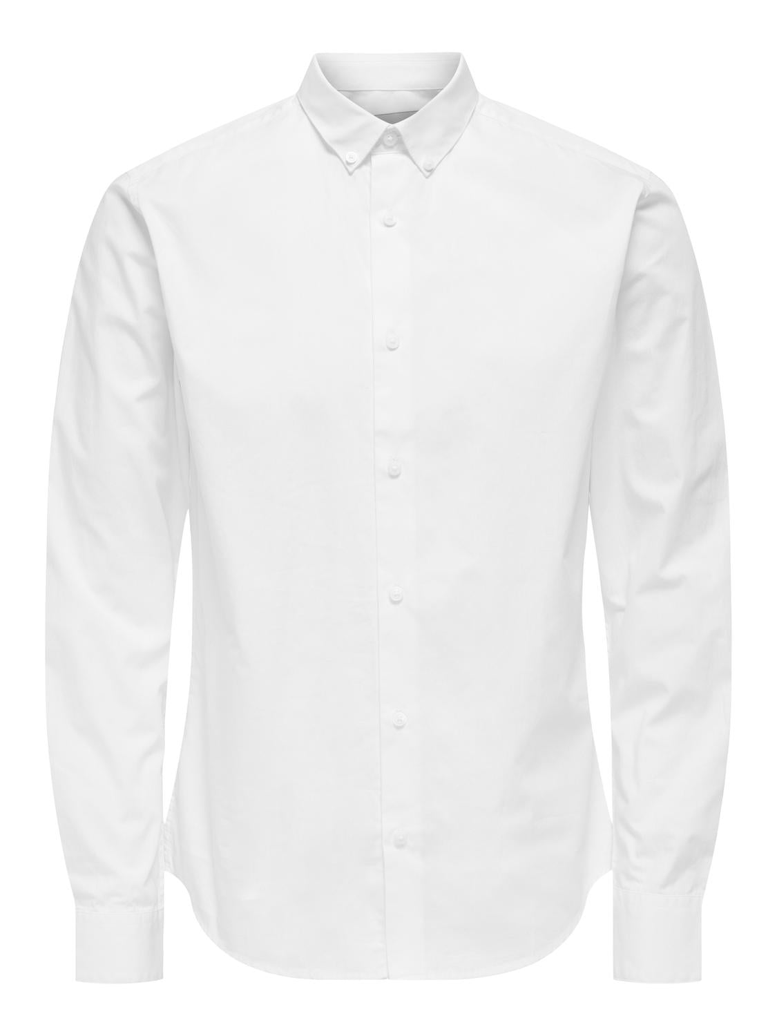 LANGE SKJORTER - Onspoplin Btn Down Shirt Ls Noos -  - Hr Ravn