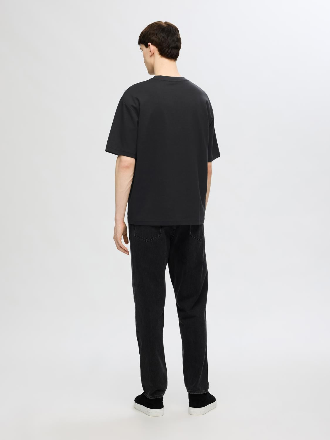 Slhlooseoscar Ss O-Neck Tee Noos